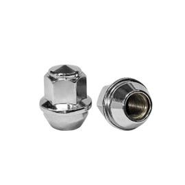 Mysttoo M12x1.50 Chrome Wheel Lug Stud Nut Set Compatible with 2006-2021 Ford Focus Fusion Fiesta Escape EcoSport Ranger MKC MKZ, Replaces 611-303 CV6Z1012C ACPZ1012H (4PCS)