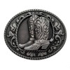 Cowboy Spur Boots Western Rodeo Belt Buckle