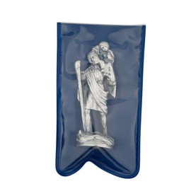 Premium Assorted Holy Figure Statues| 1" Inch Statues | Jesus Saints and Virgin Mary Figurine Accessories (St Christopher Statue)