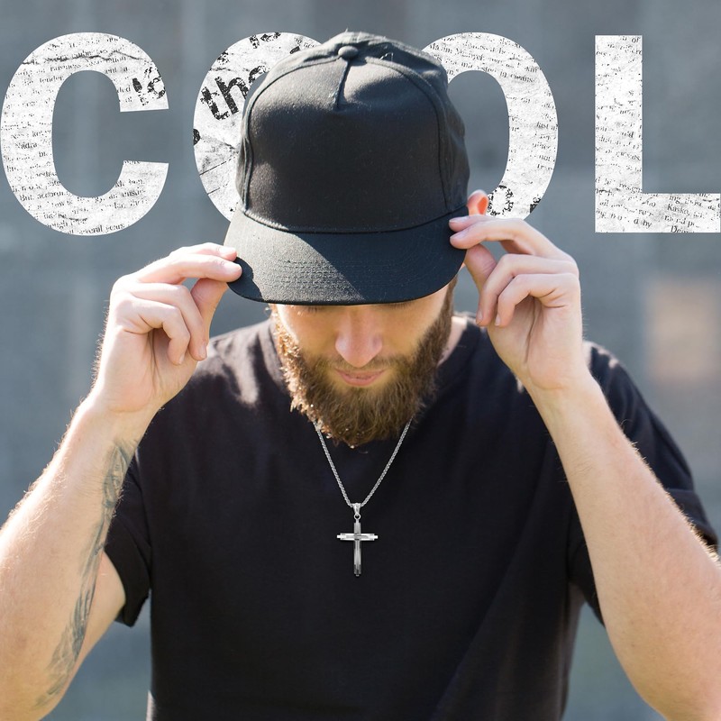 LeapoFaith Polished Pendant for Car Rear View Mirror Decor Stainless