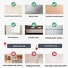 CARURLIFF 6 PCS Rectangular Shower Caddy Adhesive Replacement for Kitchen