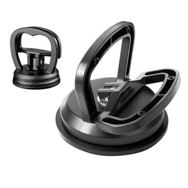 Xximuim Dent Puller, Car Dent Puller Car Dent Removal Kit Powerful Car Dent Remover Tools for Car Dent Repair, Glass, Screen, Tiles & Objects Moving (1pcs Big Black and 1 pcs Small Black)