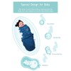 insular Baby Swaddle Wrap Blanket 2 Pack Soft Cotton Cartoon