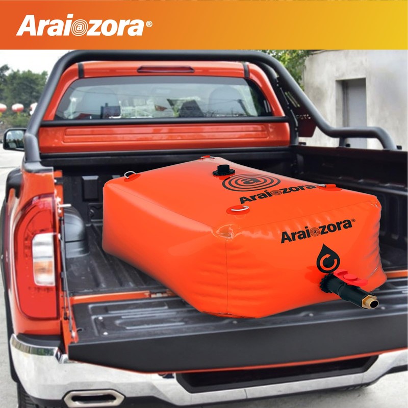 AraiozoraFoldable Water Bladder Tank,240 Gal/1000L Portable Large Capacity Soft Water
