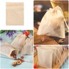 100PCS Disposable Tea Filter Bags, Carehabi Empty with Drawstring for