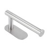 Wall Mount Single Toilet Paper Holder Stainless Steel Tissue Roll