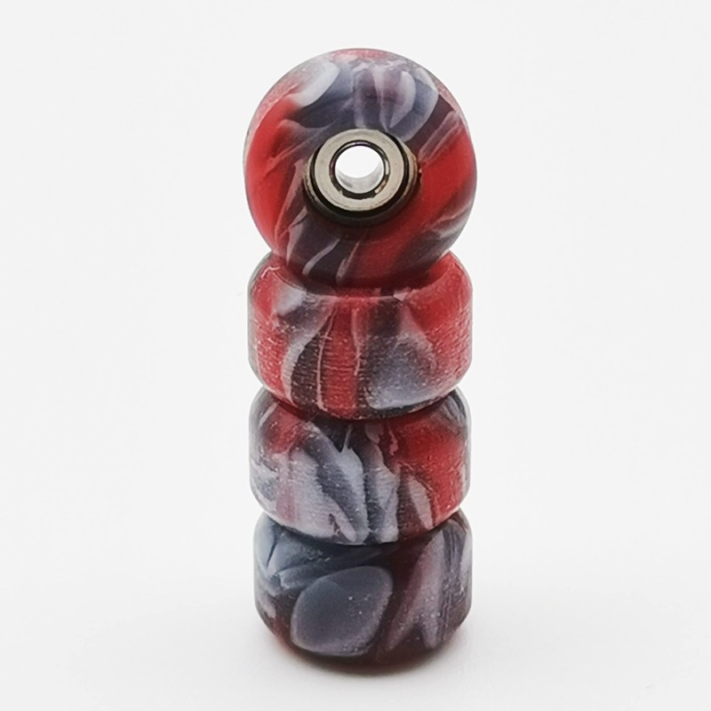 RACOFSB Fingerboard Wheels with Bearing CNC Lathed Swirl Color New
