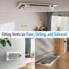 Powerful Magnetic Air Vent Deflector, Heavy Duty Heat AC Vent