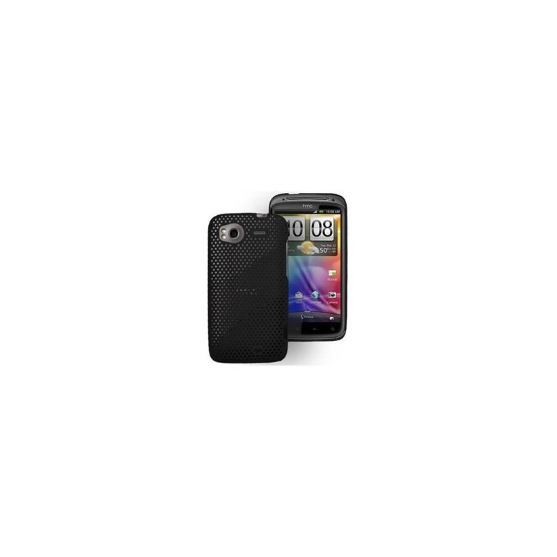 MUZZANO ORIGINAL Alveolia Shell Case for HTC Sensation - Black