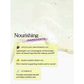 KraveBeauty Makeup Re-Wined Jelly Oil Cleanser – Gentle Makeup Remover & First Cleanse for All Skin Types, Perfect for Double Cleansing