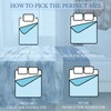 Cooling Blanket Throw Size, 50"x70" Cooling Blankets for Hot Sleepers,