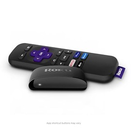 Roku Express HD Streaming Media Player, Black (Renewed)