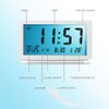 Digital Travel Alarm Clock Battery Operated LCD Clock with Date