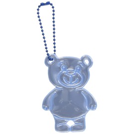 [Glimmis] Keychain, Grimmis Teddy Bear, Light Blue, Scandinavian Reflector, Reflective Keychain, Retroreflective Material, 1 Pcs(x1)