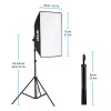 Universal 2pcs SITOO Softbox Lighting Kit LED Continuous Light Stand