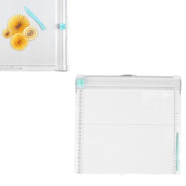 Craft Paper Trimmer and Scoring Board, 36x34cm Craft Paper Cutter and Folding Scorer, Scale Paper Cutter Score Board, Paper Trim Cutter Score Board Scoring Tool