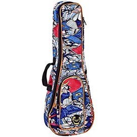 Ortega gig bag for tenor ukuleles with shoulder straps - Samurai (KUB-SR-TE)