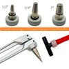 Purseter 1/2,3/4,1-inch Pex Expansion Tool ProPEX Expander Kits meets ASTM