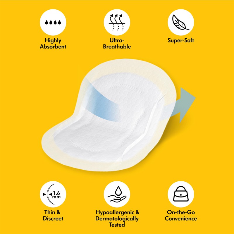 Medela Ultra-Breathable Nursing Pads, Highly Absorbent, Super Soft, Discreet Design