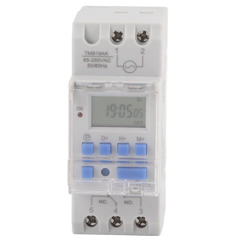 85‑265V AC 16A Weekly 12/24hrs Timer Switch LCD On Off
