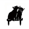 Metal Cat Garden Stakes for Outdoor Decor – Cute Cat