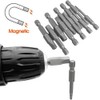 Eyech 10pcs Magnetic Pentagon Head Screwdriver Bits Set, 1/4 Inch