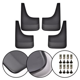 G-PLUS Splash Guards Mud Flaps Front & Rear 12 Inch Compatible with 2007-2014 GMC Sierra 2500 HD,Heavy Duty Molded Mudguard Kit 4 Pcs
