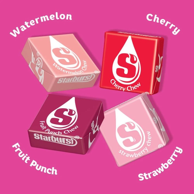 Starburst FaveREDs Fruit Chews Pack of 24 2.07 Ounce Juicy