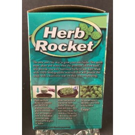Garden Innovations Herb Rocket - Sweet Basil - Grow Indoor or Outdoors - For Pots/Planters/