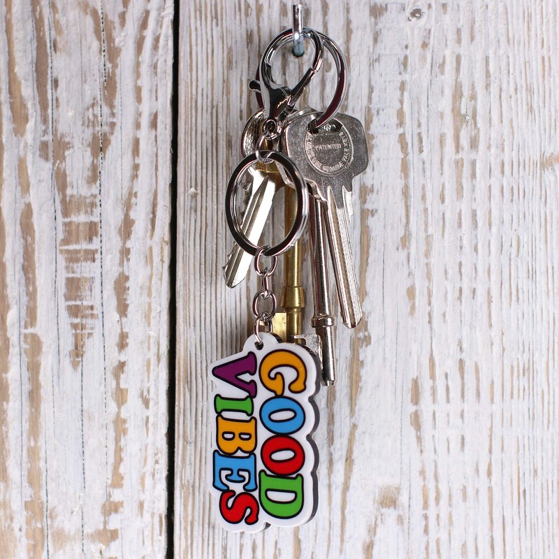 Stands Out, Supplying Outstanding Gifts Good Vibes Multicoloured Rainbow Letters
