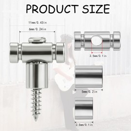 Set of 2 Barrel Guitar String Guides,Guitar Roller String Retainers,Replacement String Retainers,for Most Electric Guitars (Black)