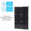 20W 18V Monocrystalline Solar Panel Kit Multifunctional Emergency High Efficiency