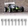 8 Pcs RC Wheel Hub Extension Nut Stainless Steel High