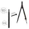 Kutsuwa CP233BK Compass Slimmy, Black