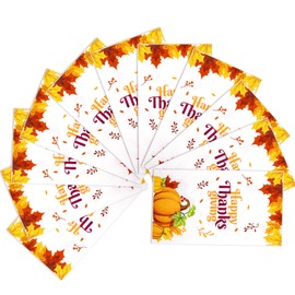 WDF 100 Pack Fall Napkins - 3ply Thanksgiving Paper Napkins, 15.8 x 13 Inches Folded Thanksgiving Dinner Napkins Pumpkins, Autumn, Leaves,Thanksgiving Party Supplies