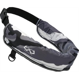 JES-BASARO B-Life-Jac-MN/AT Life Jacket, Manual Inflatable, Fishing, For Adults, Children, Waist Wrap, Belt Type, Japanese Manufacturer (English Language Not Guaranteed)