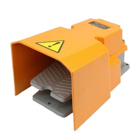 HSPTR LTH-1/6 Foot Switch Aluminum Shell Machine Tool Parts Silver Point Electrical Power Industrial Reset Pedal Switch