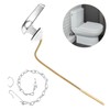 Abeillo Toilet Flush Lever Replacement Universal Side Mount Toilet Handle,