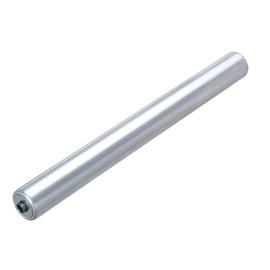 Okura Transportation Machine Steel Roller LR Type (φ48.6×t1.4mm) 305mm with Shaft LR305N-A