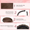 Benehair Headband with Bangs Synthetic Plaited Hair Headband with Natural