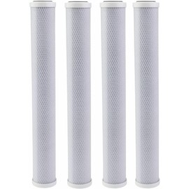 IPW Industries, Inc. - OptiPure (CTOS-20) Replacement Cartridges - 20" Carbon Block Filters for Whole House Water Filter and Filtration Setup (4-PACK)