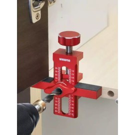 정밀 캐비닛 도어 포지셔너 측정 설치 드릴 [Q. 2개의 텔레스코픽 푸시형 서랍 클립] Precision Cabinet Door Positioner Measurement Installation Drill [Q. 2 Telescopic Push-Type Drawer Clips]