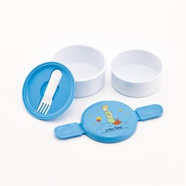 Skater ONWR1AG-A Lunch Box, 16.9 fl oz (500 ml), 2-Tier, Round, Rice Ball Case, Antibacterial, Made in Japan