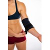 Nevin Sports Med Contoured Elbow Support w/Adjustable Strap (Black, Medium)