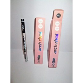 Lottie London 2X Lottie London Arch Rival Micro Blade Effect Eyebrow Pens EBONY Black Boxed