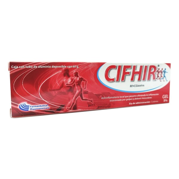 Cifhir Bencidamina Gel 5% Tubo 60g