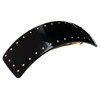 France Luxe Studded Rectangle Volume Barrette, Black