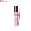KISSME Heroine Make Smooth Liquid Eyeliner N 0.4ml*2ea, Color:01 Deep Black