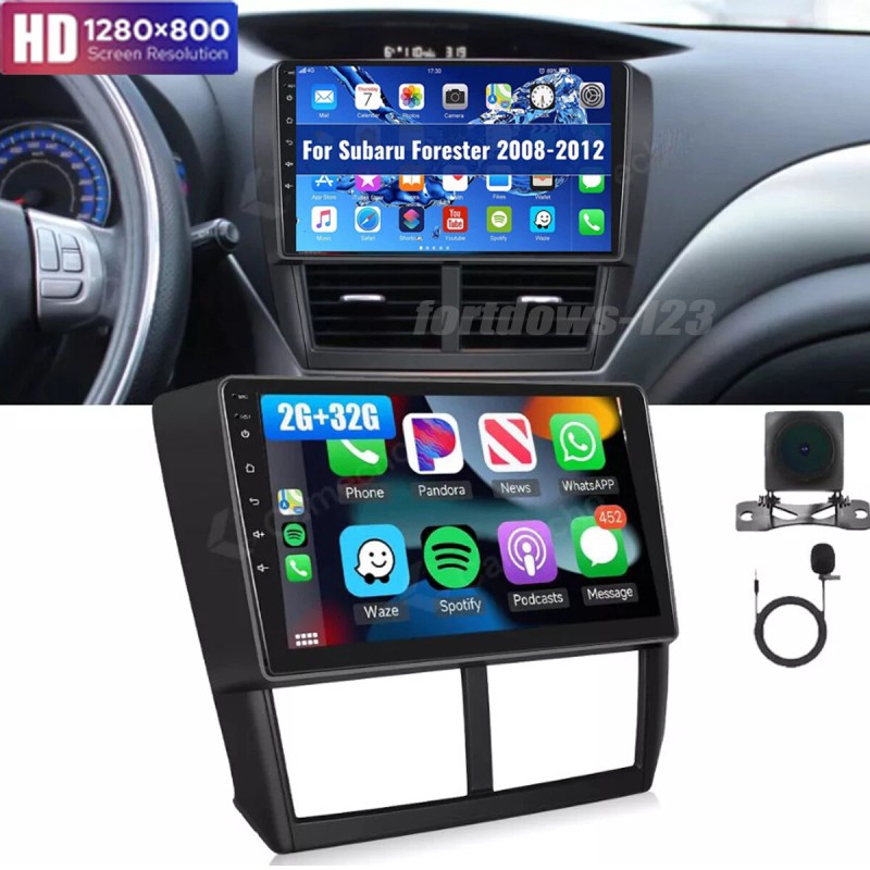 Fortdows For Subaru Forester Impreza WRX 2008-2012 CarPlay Radio Android12