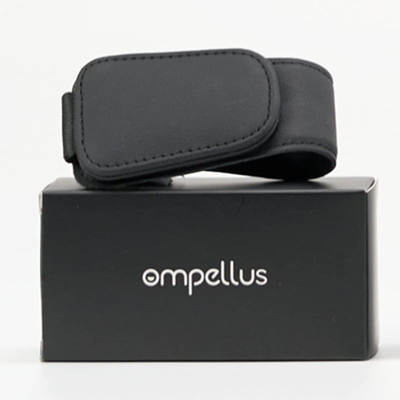 Ompellus 2 Pack Magnetic Leather Sunglass Holder, Eyeglass Hanger Clip